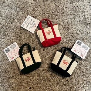 Set of 3 trader joe’s micro tote bags